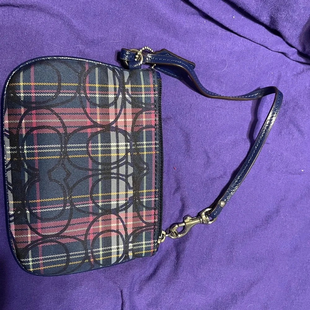 Coach Multi Color Zip Wallet - Picture 1 of 2